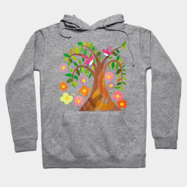 Birds and Bees and Flowers and Trees Hoodie by LittleBunnySunshine